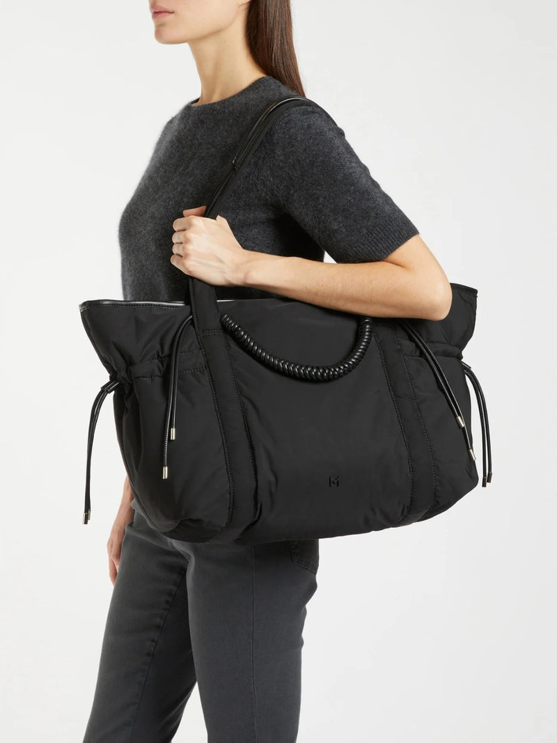 Borsa weekender con doppi manici - NERO MARELLA MONOCHROME