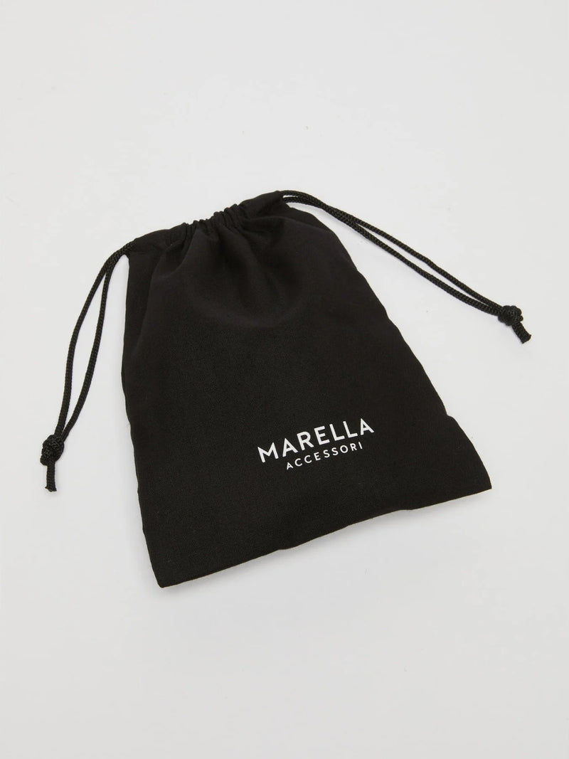 Collana doppio giro con catena martellata - BIANCO E ORO MARELLA
