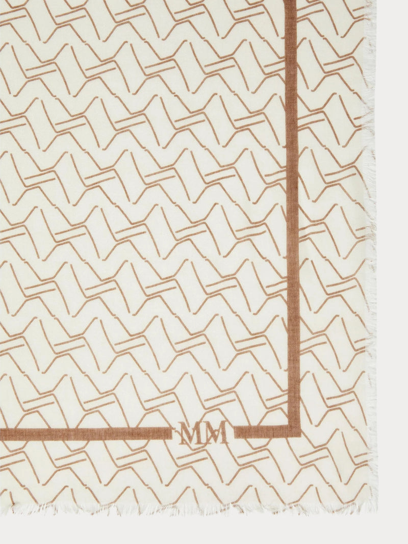 Foulard in garza di lana e modal - CAMMELLO MAXMARA MM