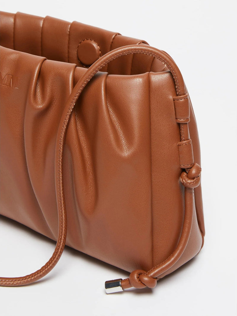 Borsa a spalla in tessuto tecnico effetto pelle MAXMARA MM