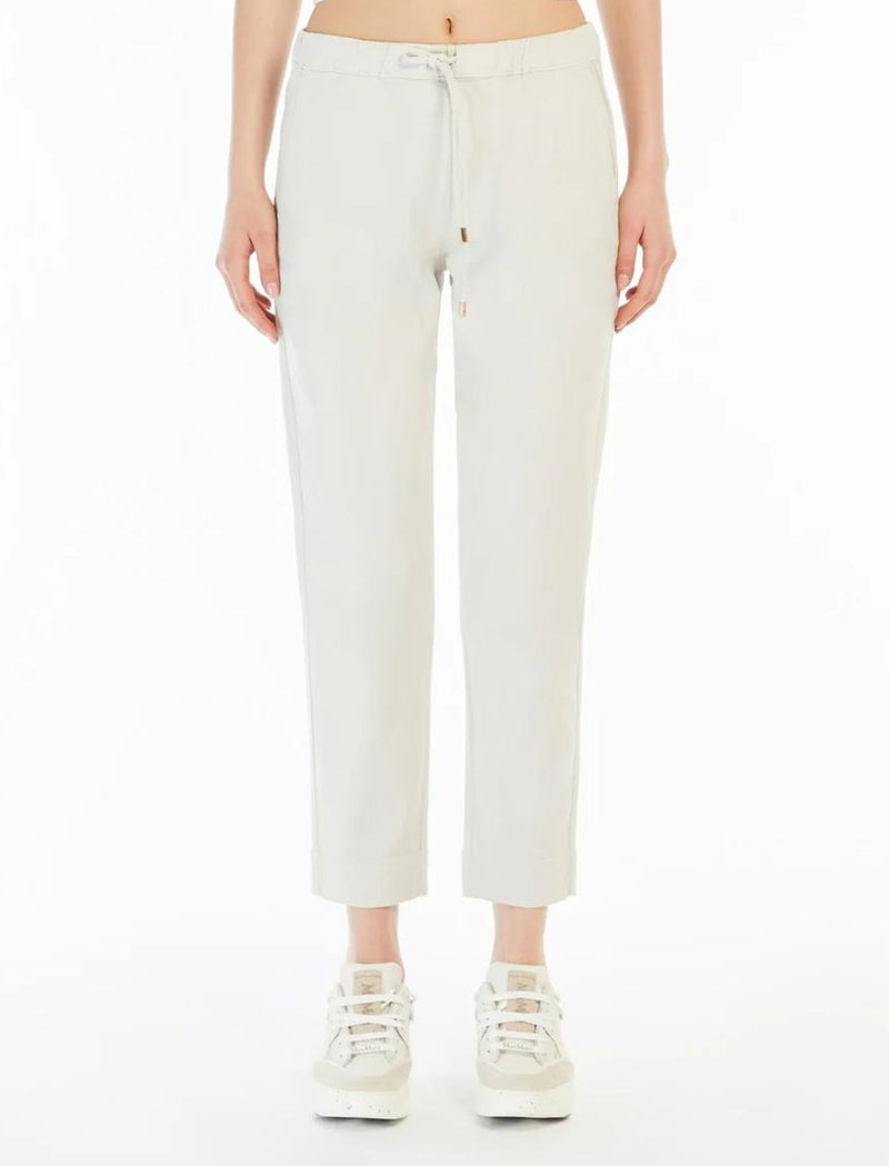 Pantalone jogging in drill di cotone maxmara leisure
