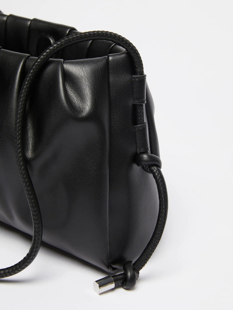 Borsa a spalla in tessuto tecnico effetto pelle MAXMARA MM