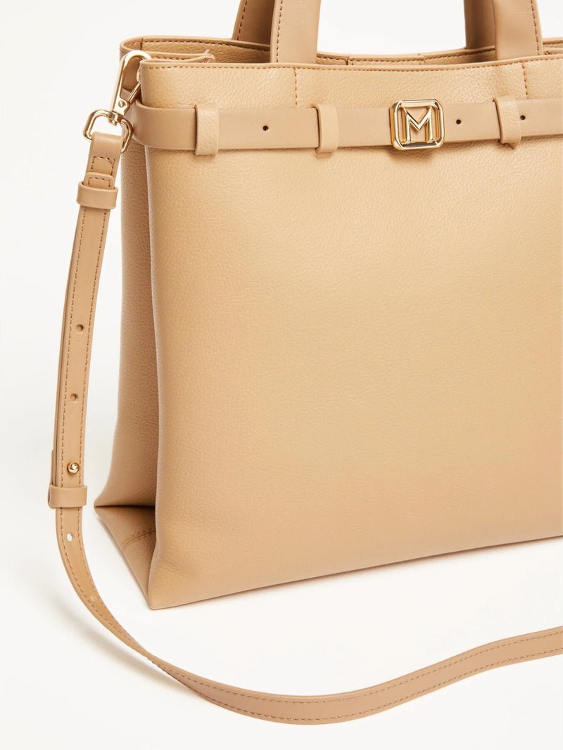 Tote verticale con cintura - CAMMELLO MARELLA
