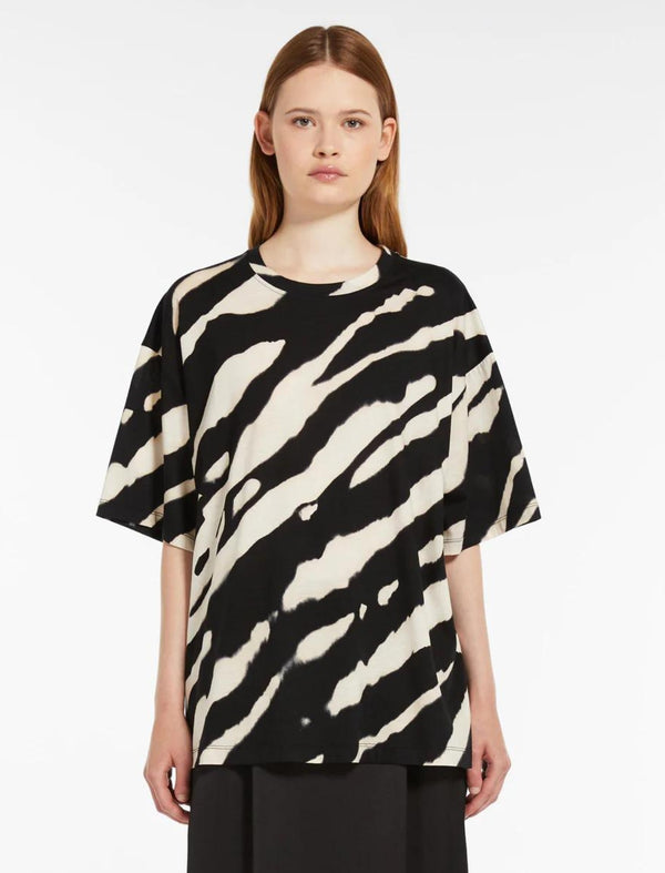 T-SHIRT STAMPA ZEBRA weekend maxmara