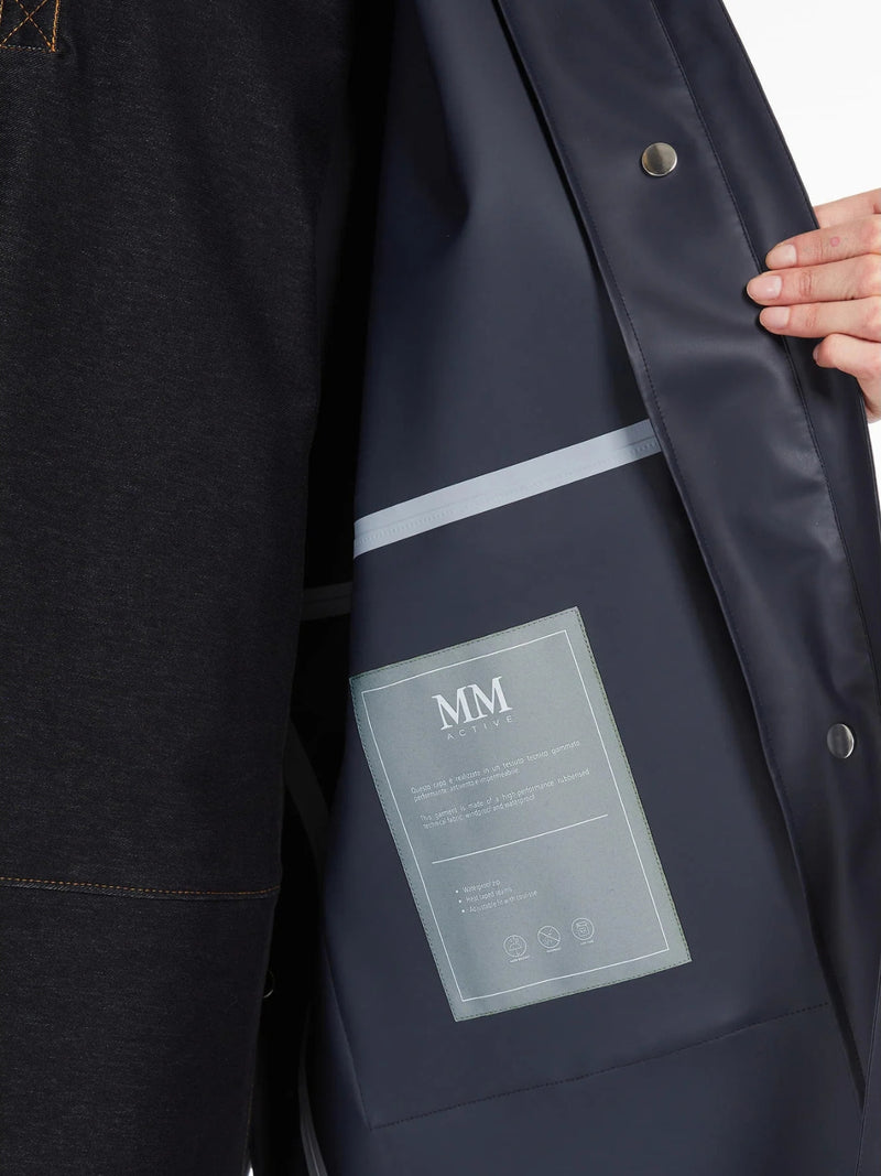 Cappa-mantella-poncho impermeabile gommato MaxMara MM