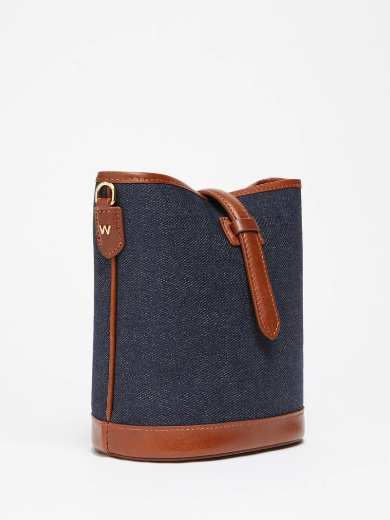 Borsa a secchiello piccolo in denim WEEKEND MAXMARA