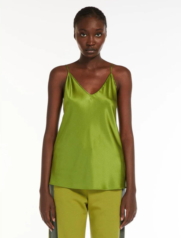 Top in raso di seta maxmara leisure