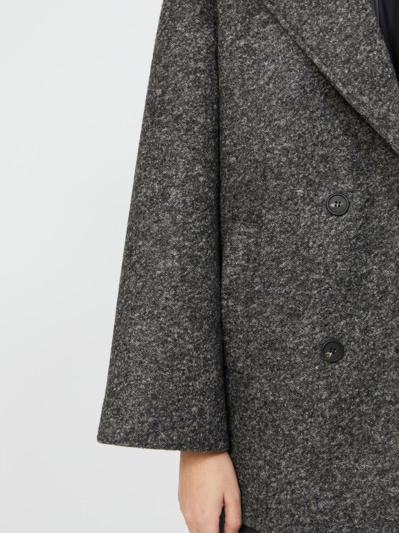 Cappotto caban doppiopetto - GRIGIO SCURO MAXMARA MM