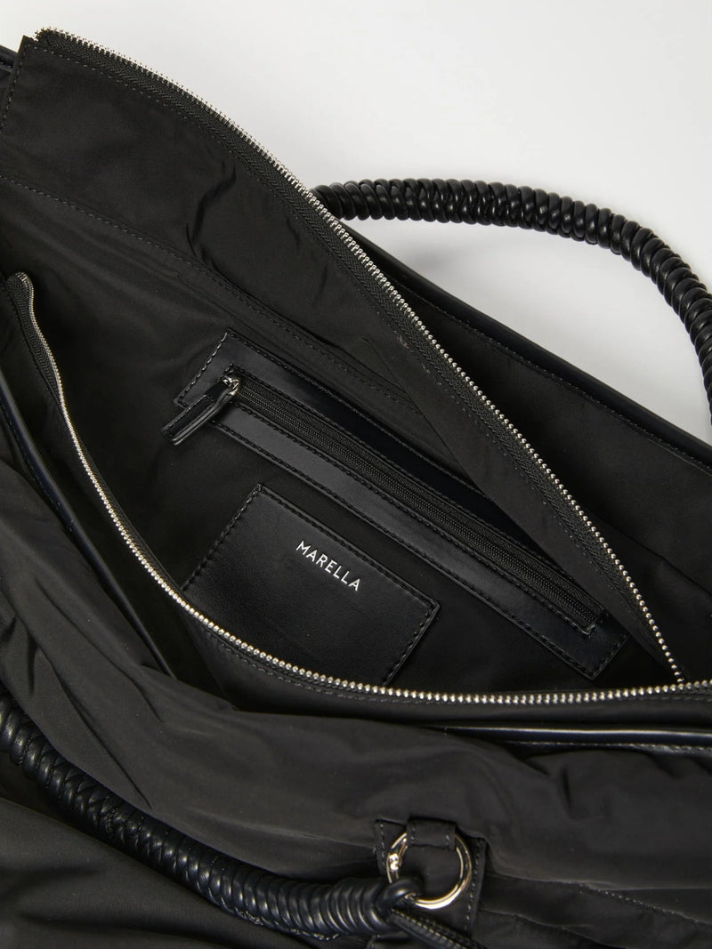 Borsa weekender con doppi manici - NERO MARELLA MONOCHROME
