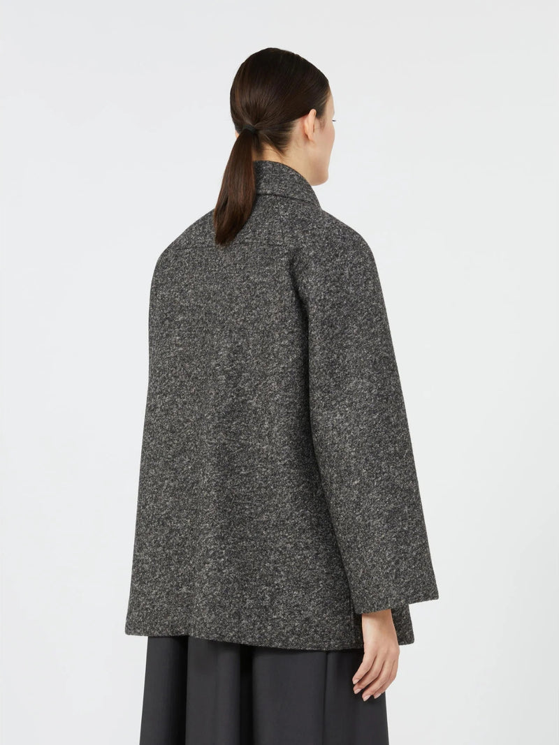 Cappotto caban doppiopetto - GRIGIO SCURO MAXMARA MM
