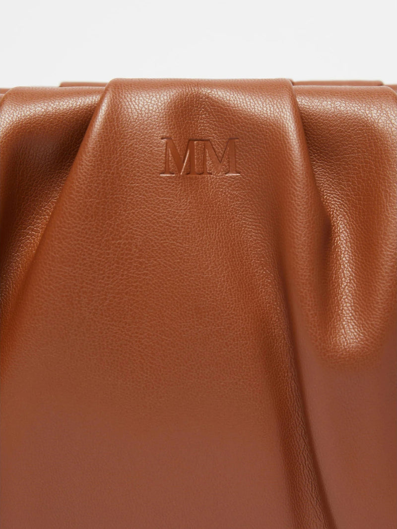 Borsa a spalla in tessuto tecnico effetto pelle MAXMARA MM