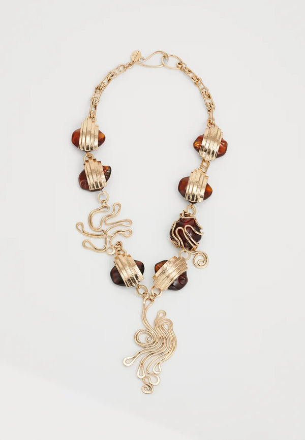 COLLANA IN METALLO E RESINA - WEEKEND MAXMARA