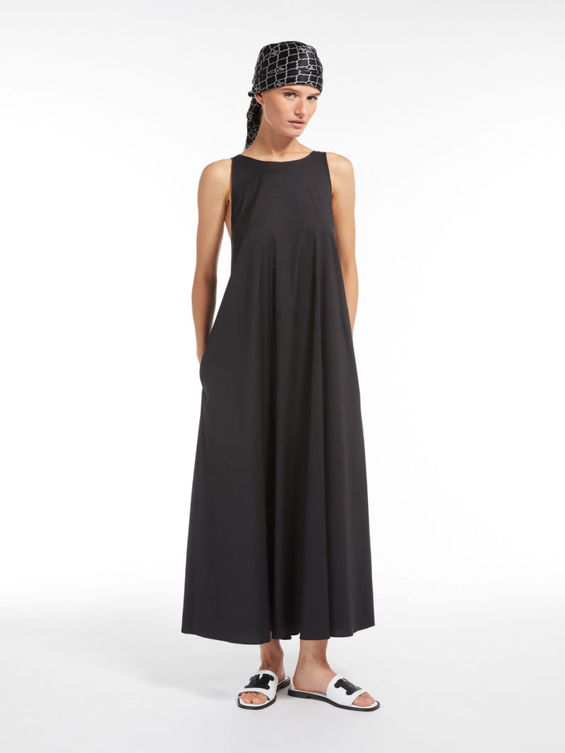 Abito fluido in popeline di cotone MaxMara BEACHWEAR