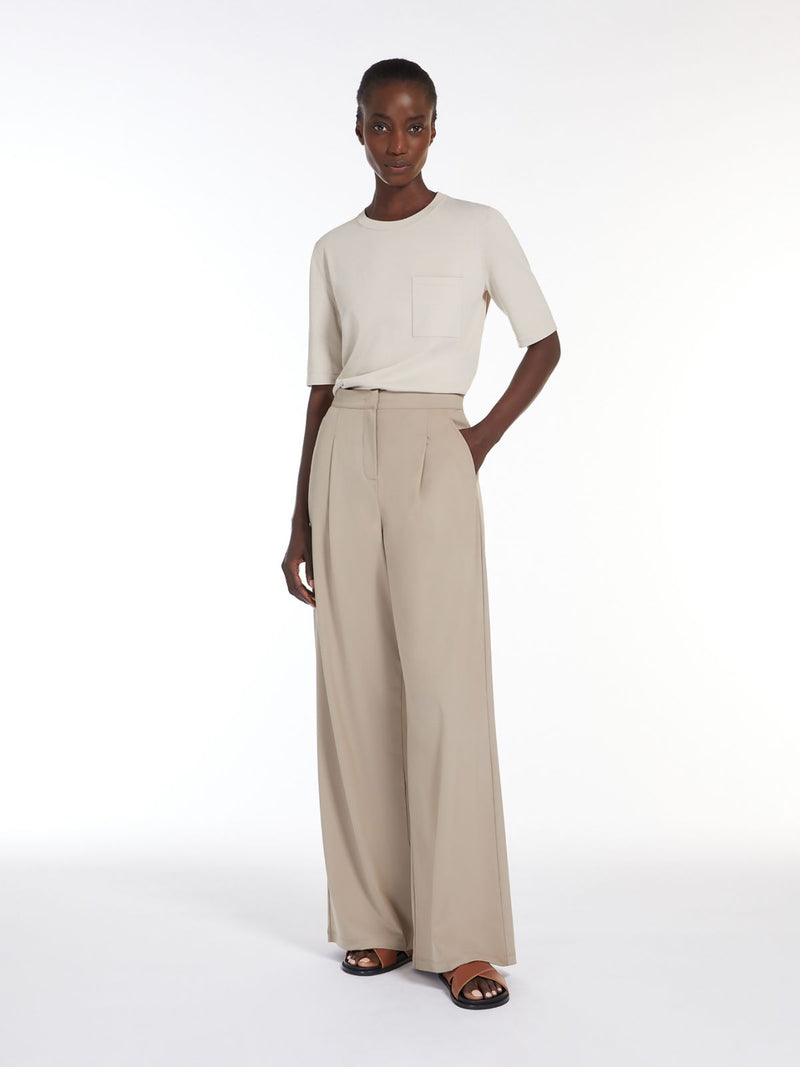 Pantalone fluido in jersey tecnico maxmara leisure