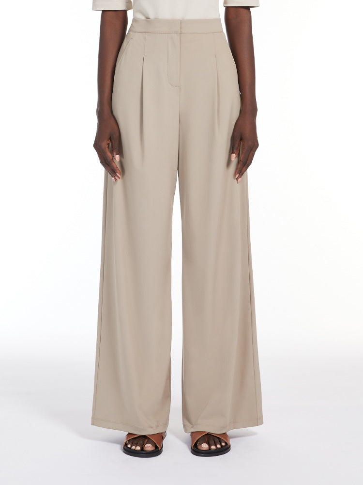 Pantalone fluido in jersey tecnico maxmara leisure