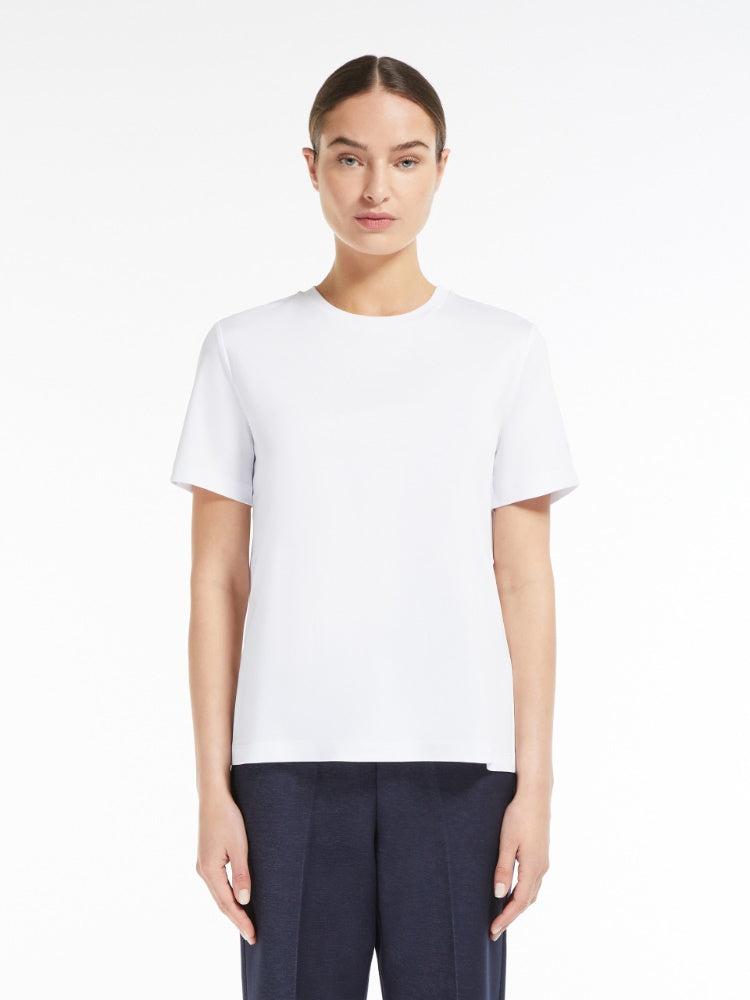 T-shirt slim in cotone e modal maxmara leisure