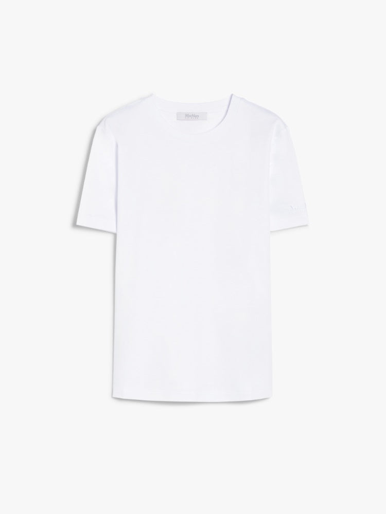 T-shirt slim in cotone e modal maxmara leisure