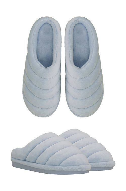 Pantofola imbottita in velour - MARY PLAID