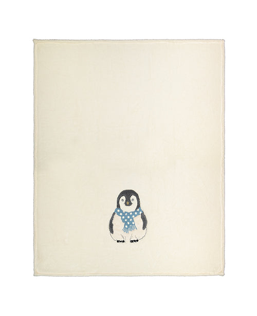 PLAID CON PINGUINO IN PELLICCIA MARYPLAID