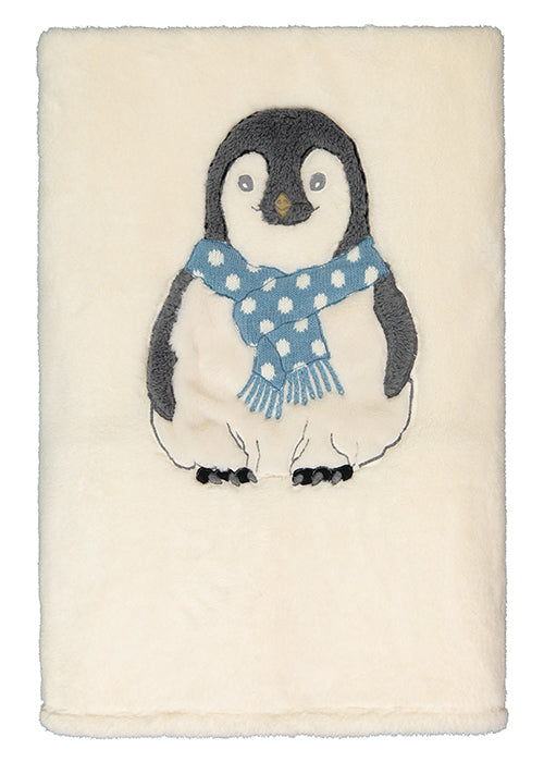 PLAID CON PINGUINO IN PELLICCIA MARYPLAID