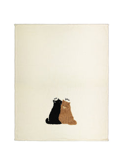 PLAID CON GATTI INNAMORATI IN PELLICCIA MARYPLAID