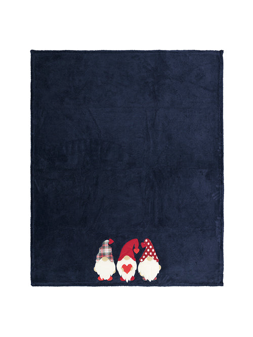 PLAID CON SIMPATICI GNOMI N PELLICCIA MARYPLAID