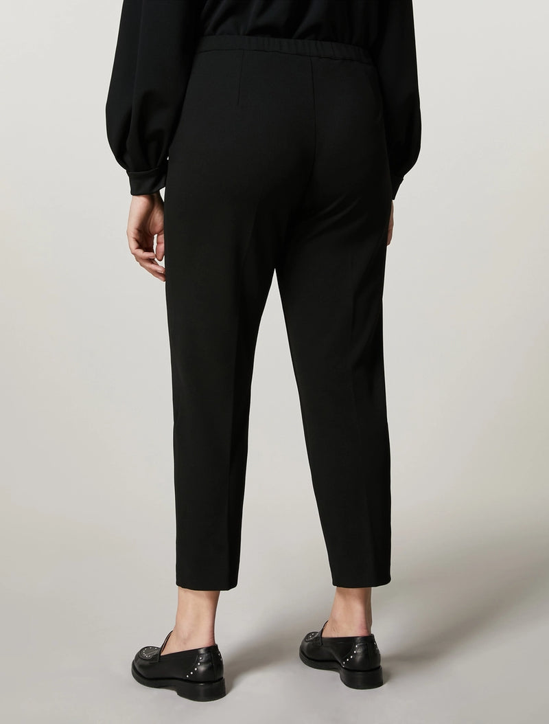 PANTALONI IN CRÊPE DI JERSEY SCUBA PERSONA BY MARINA RINALDI