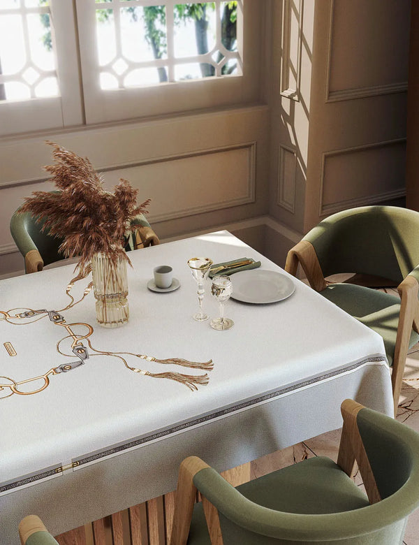 Tovaglia Ascot OP GRIGIO PERLA Borbonese