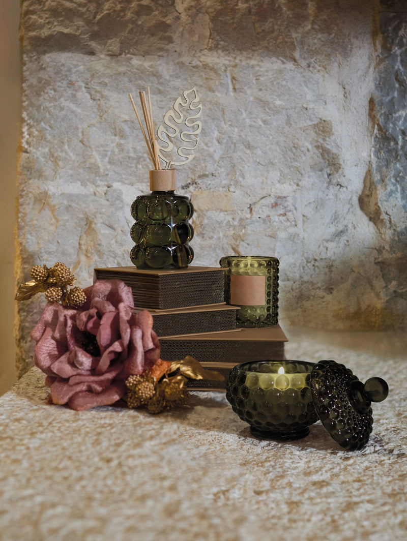 Bollicine Bosco Selvatico - Diffusore d'Ambiente con Bastoncini 200ml | Maison Sucrée