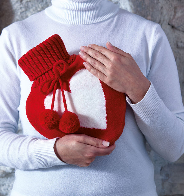 Borsa dell'Acqua Calda in Maglia Maison sucrée