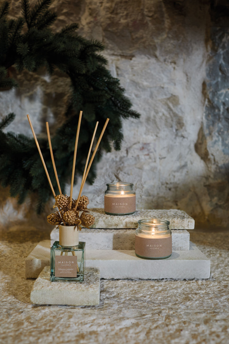 Set Regalo con Candele e Fragranza d'Ambiente - Maison Sucrée