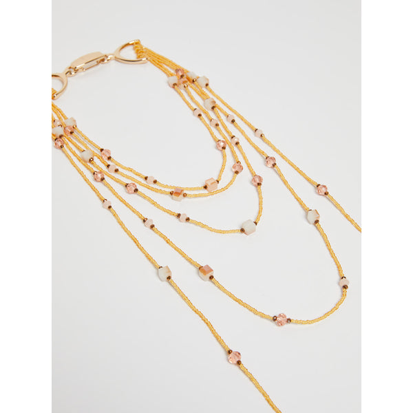 COLLANA LUNGA MULTIGIRO CON PERLINE MARELLA