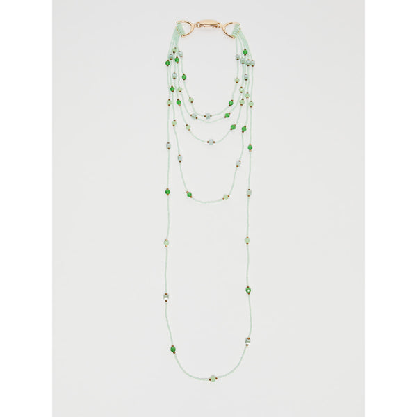COLLANA LUNGA MULTIGIRO CON PERLINE MARELLA