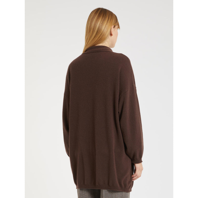 Cardigan in filato di puro cashmere - MARRONE MARELLA