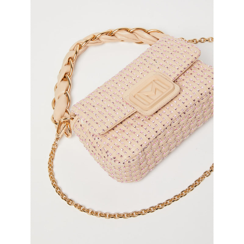 Borsa Le Muse small con intreccio e strass - CIPRIA MARELLA