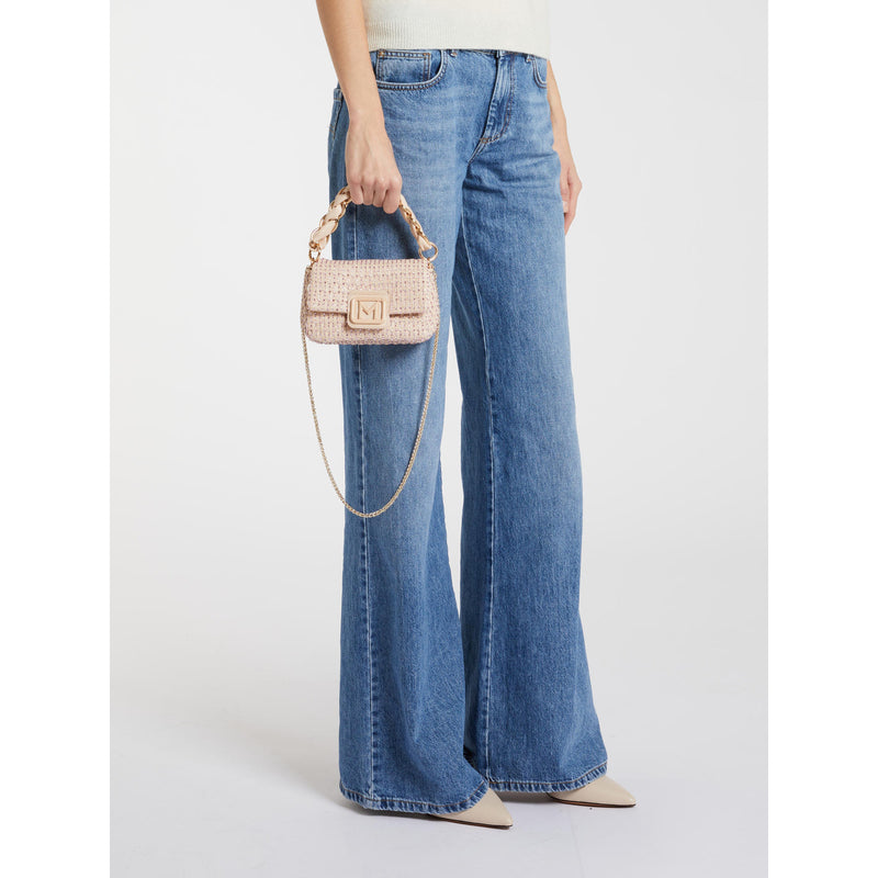 Borsa Le Muse small con intreccio e strass - CIPRIA MARELLA