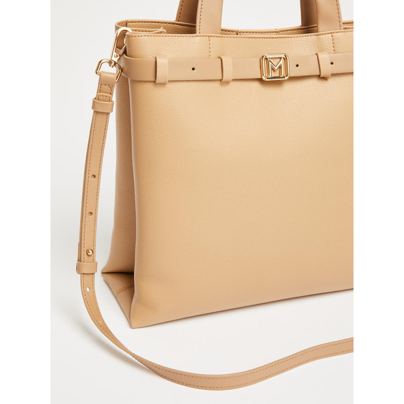 Tote verticale con cintura - CAMMELLO MARELLA