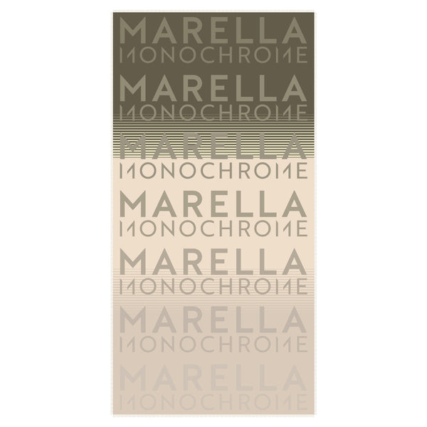 Stola jacquard - PANNA/OLIVA MARELLA MONOCHROME