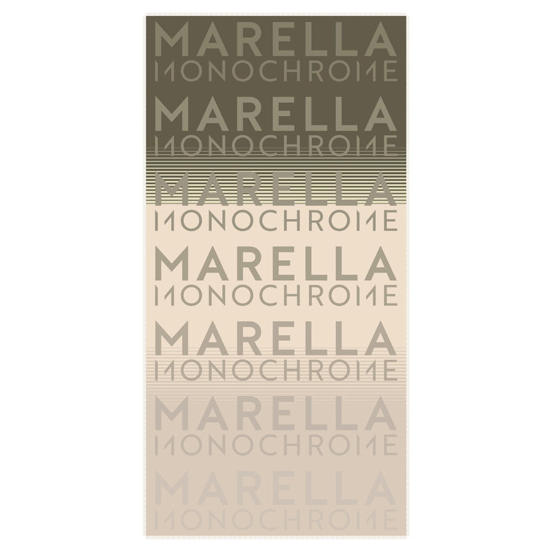 Stola jacquard - PANNA/OLIVA MARELLA MONOCHROME