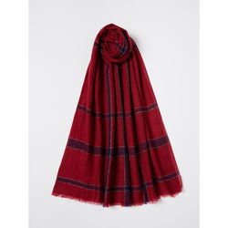 Stola in lana e lurex - ROSSO MARELLA