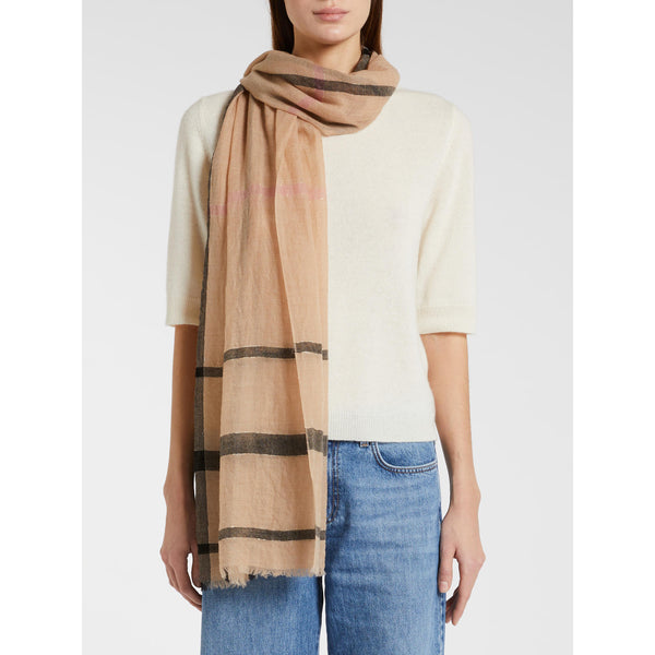 Stola in lana e lurex - CAMMELLO MARELLA