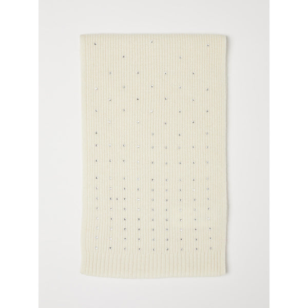 Sciarpa in maglia con strass - AVORIO MARELLA