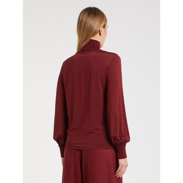 Lupetto in jersey leggero stretch - BORDEAUX MARELLA