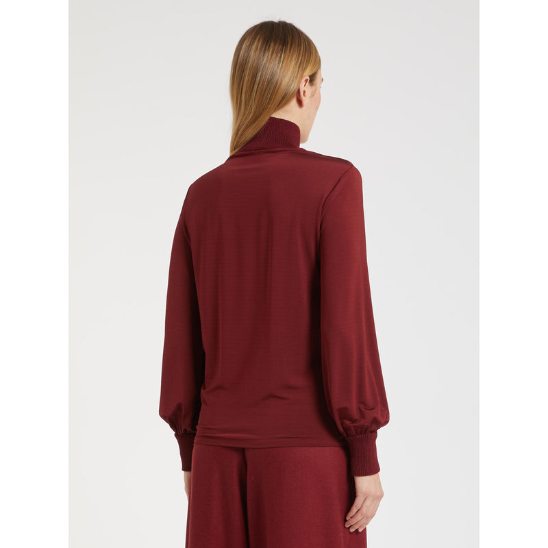 Lupetto in jersey leggero stretch - BORDEAUX MARELLA