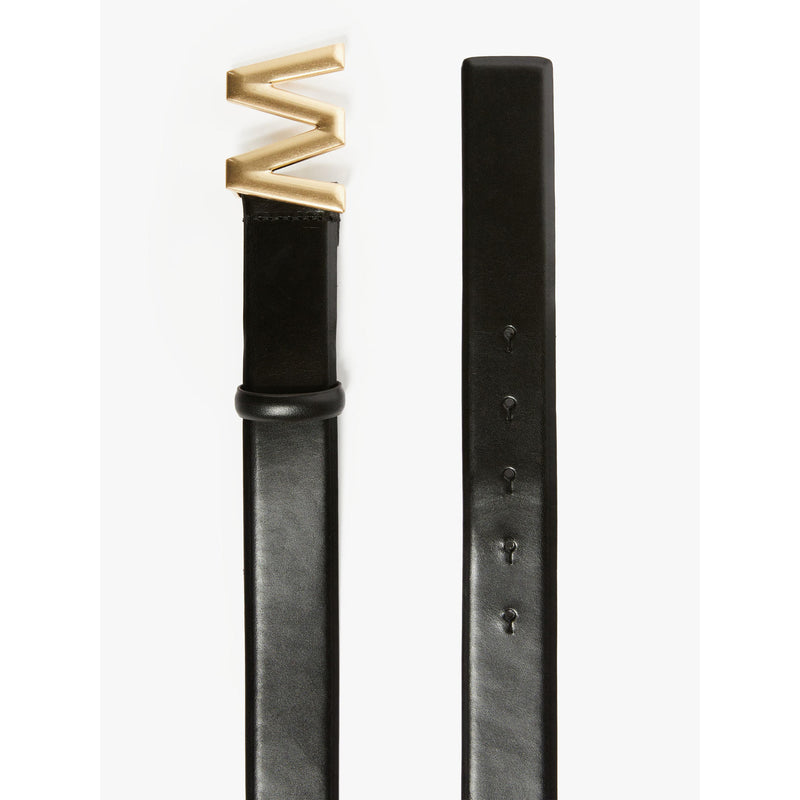 CINTURA IN PELLE CON LOGO weekend maxmara