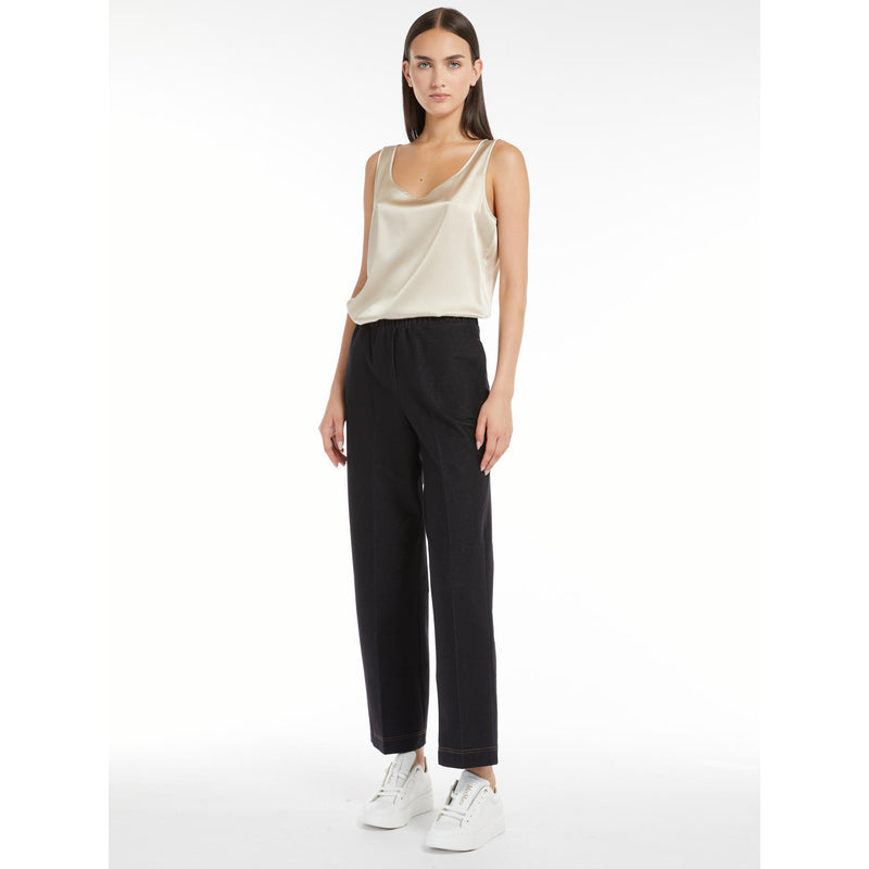 Pantalone in jersey effetto denim MAXMARA LEISURE