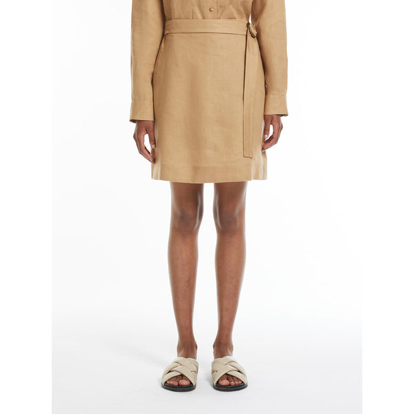 Gonna in tela di lino MaxMara MM