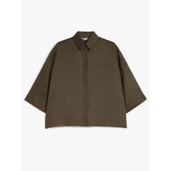 Camicia cropped in lino MaxMara MM