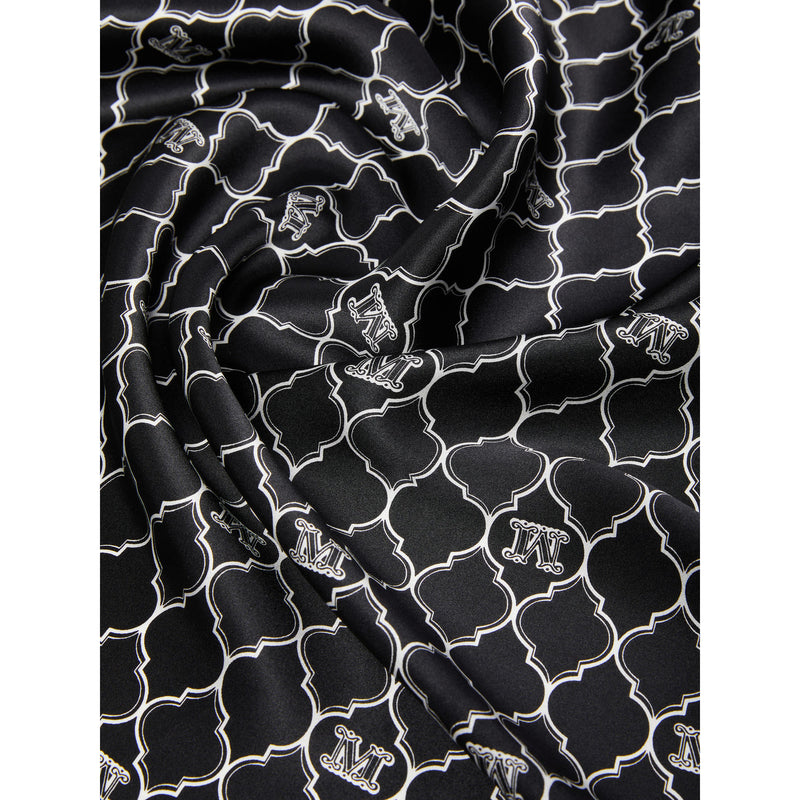 Foulard quadrato in raso di stea stampato MaxMara BEACHWEAR