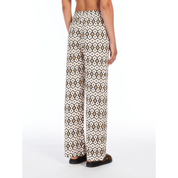 Pantalone in Jersey di viscosa stampata MaxMara BEACHWEAR